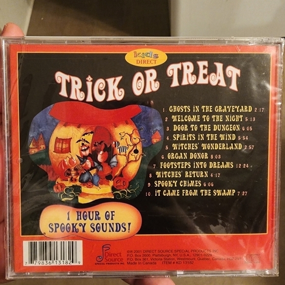 Trick or Treat [Kids Direct] by Various Artists (CD, 2003, Direct Source) NEW - Picture 2 of 5